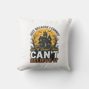 Coussin Maison Hantée Halloween Incroyable Vintage