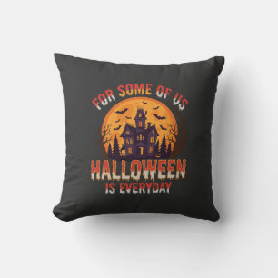 Coussin Maison Hantée Tous Les Jours Halloween Graphique V