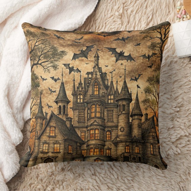 Coussin Maison Hantée Vintage (2) (Couverture)