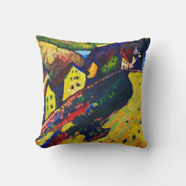 Coussin Maisons à Murnau, Vassily Kandinsky (Recto)