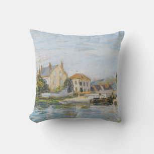 Coussin Maisons Au Bord De L'Écluse De La Garonne Sisle
