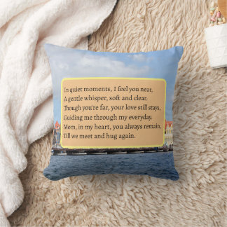 Coussin Maisons colorées de Willemstad, Curacao Miss My Mo