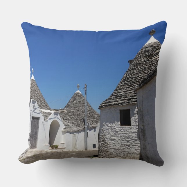Coussin Maisons de Trulli dans Alberobello, carreau de la (Recto)