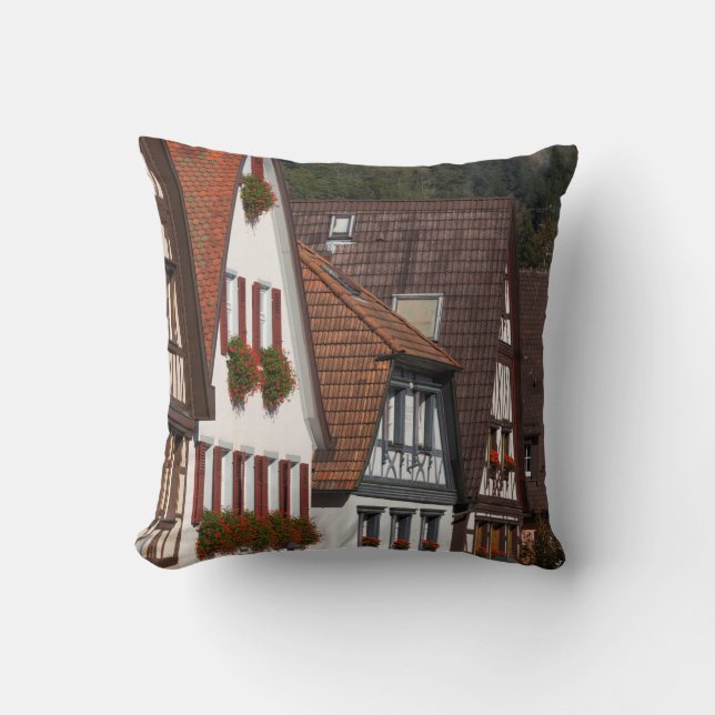 Coussin Maisons traditionnelles d'Allemagne (Recto)