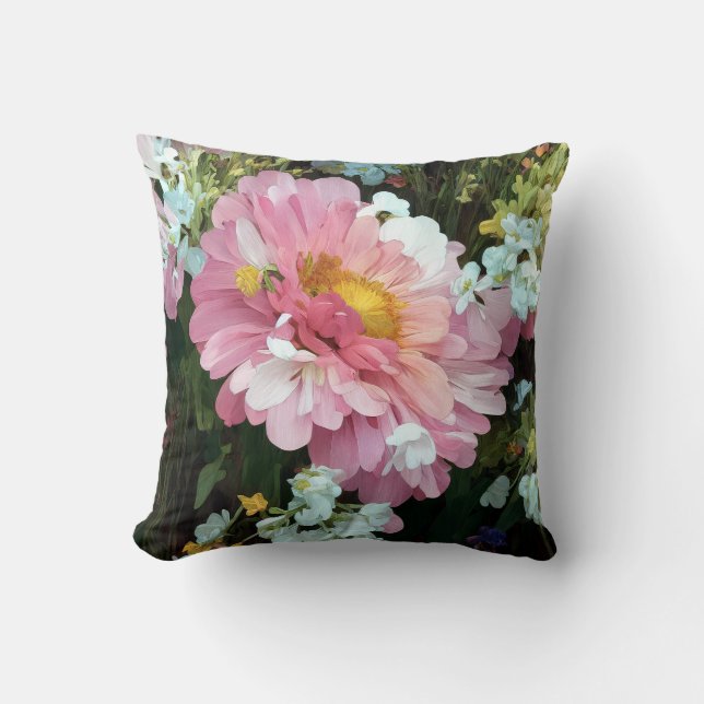 Coussin Maisy en rose (Recto)