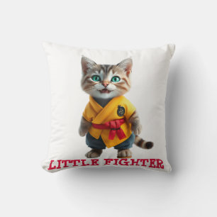 Coussin 🥋 Maître Karaté Chaton - Joli Combattant