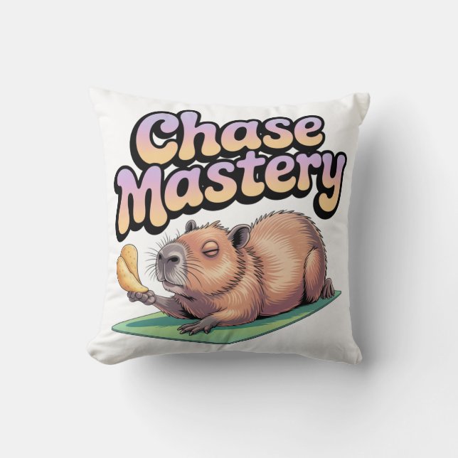 Coussin Maîtrise de la poursuite (Recto)