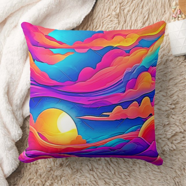 Coussin Majesté d'un coucher de soleil (Couverture)