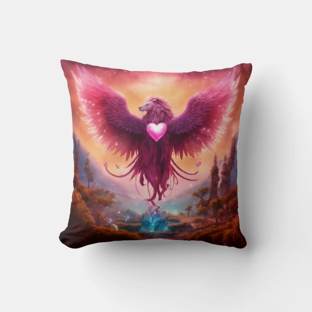 Coussin "Majestic Guardian of Love" (Recto)