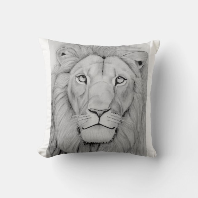 Coussin Majestic Lion (Recto)