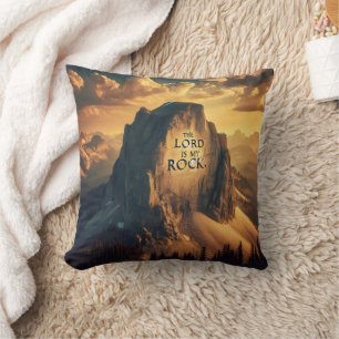 Coussin Majestic Mountain : Le Seigneur Est Mon Rocher