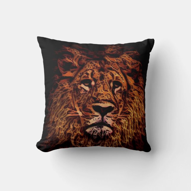 Coussin "majestueux" (Recto)