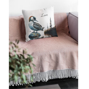 Coussin Majestueux Plongeon sur un Rocher - personnalisé