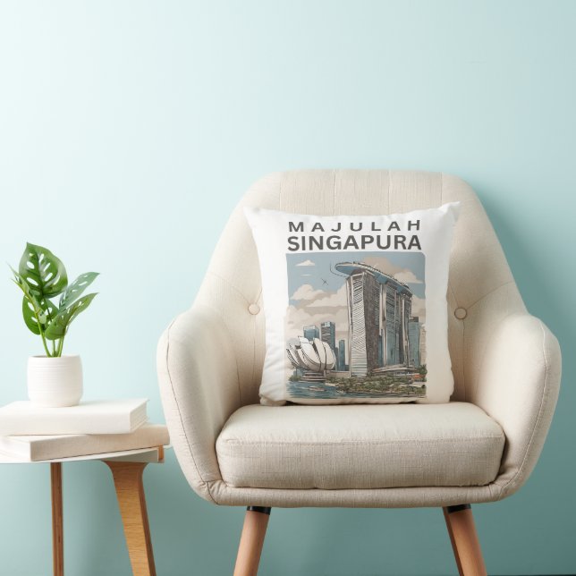 Coussin Majulah Singapura (Chaise)