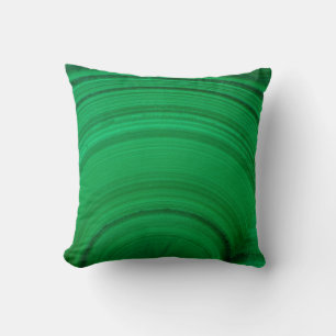 Coussin Malachite verte en gros plan