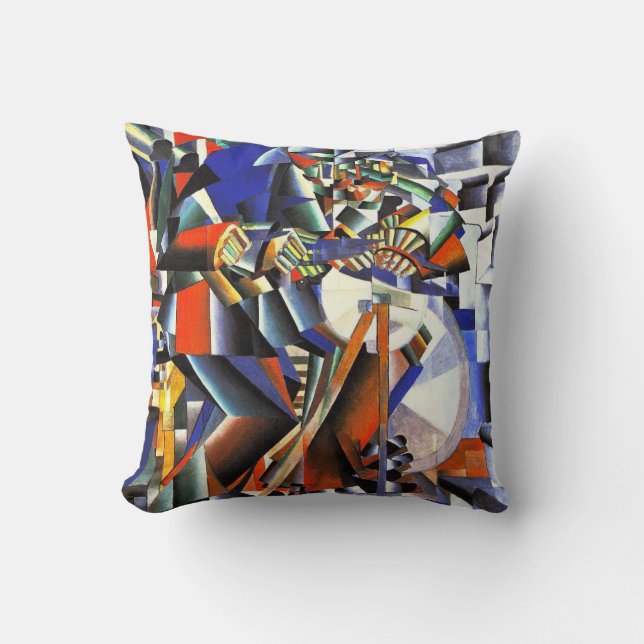 Coussin Malevich Kazimir Le Knifegrinder (Recto)
