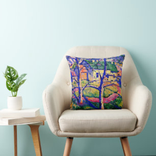 Coussin Malevich - Pommes en fleurs