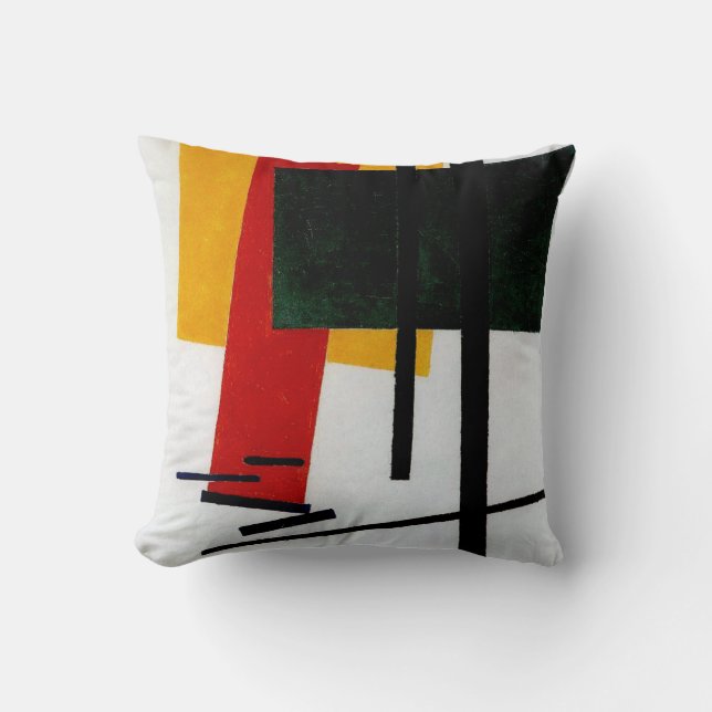 Coussin Malevich - Suprematisme 1915, célèbre oeuvre d'art (Recto)