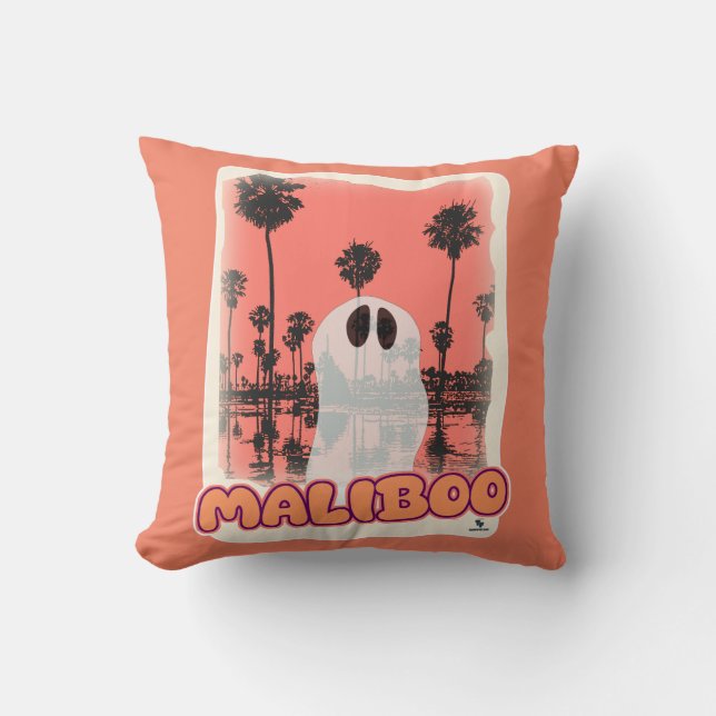 Coussin Maliboo Éffrayant Tourist Funny Halloween Fun (Recto)