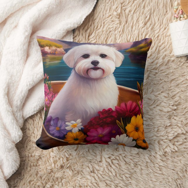 Coussin Maltais sur une pagaie : une aventure panoramique (Couverture)