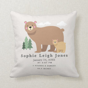 Coussin Mama Bear Nursery Baby