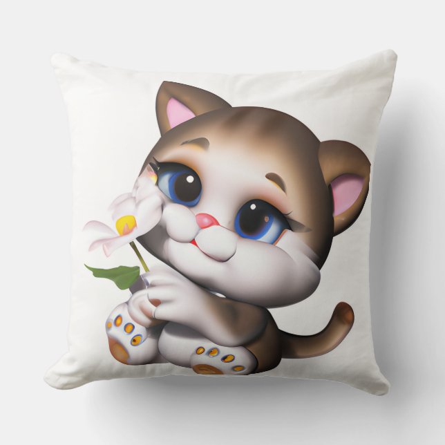 Coussin Mama Cat (Recto)