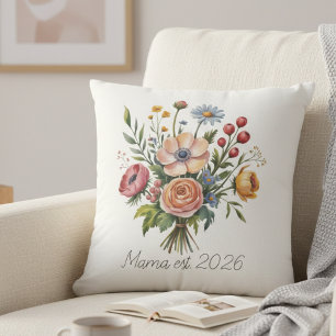 Coussin Mama Floral Est Une Esthétique Féminine Douce