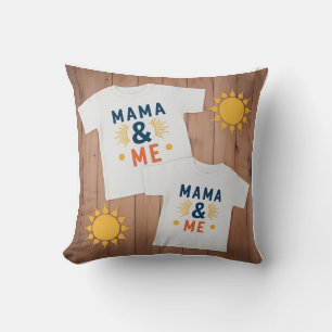 Coussin Mama & Me bilingue : Soleil et Lune