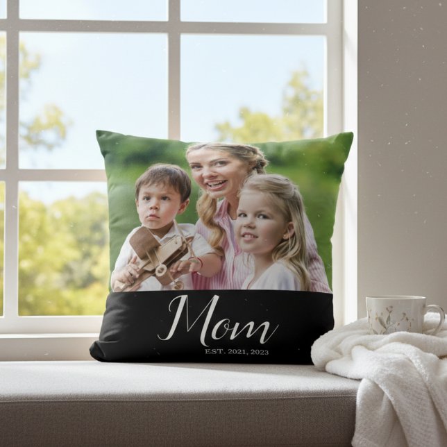 Coussin Maman a établi un script photo moderne (Créateur téléchargé)