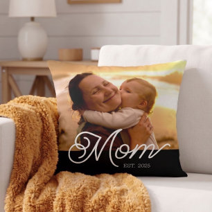 Coussin Maman a établi un script photo moderne