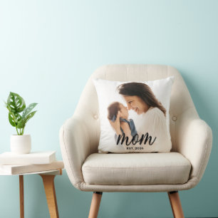 Coussin Maman a établi un script photo moderne