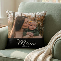 Maman a établi une photo de script moderne