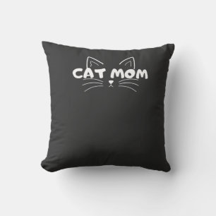 Coussin maman amoureuse de chat mignon , propriétaires 