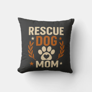 Coussin Maman chien de sauvetage