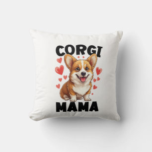 Coussin Maman Corgi - Maman Corgi Mignonne