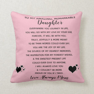 Coussin maman d'amour de fille