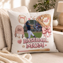 Maman de baseball personnalisée Photo Fierté sport