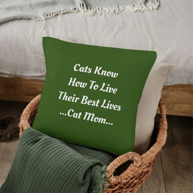 Coussin Maman de chat DIY Animal Amoureux de compagnie Cit (Créateur téléchargé)