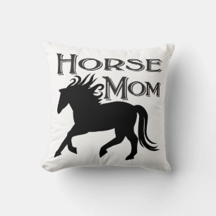 Coussin Maman de cheval Country Western Cowgirl Ferme Éque