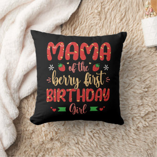Coussin Maman Du Berry Premier Anniversaire Fille Mère Amu