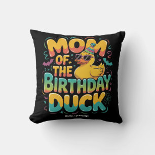 Coussin Maman du canard d'anniversaire Canard en caoutchou