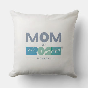 Coussin Maman Est. 2025 : Nouveau minimaliste maman Keepsa
