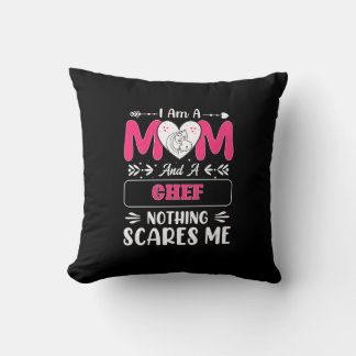 Coussin Maman Et Un Chef Rien Ne Me Fait Peur, Drôle Chef