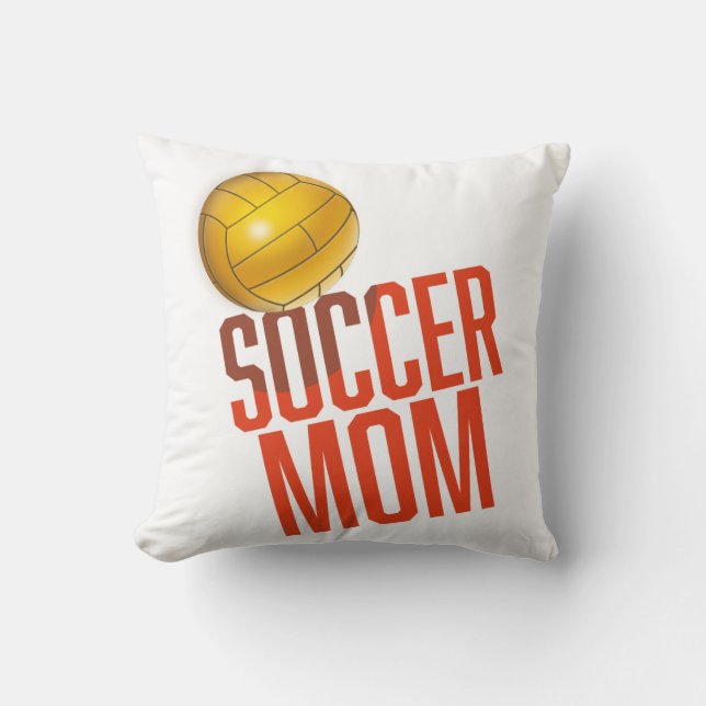 Coussin Maman footballeuse (Recto)