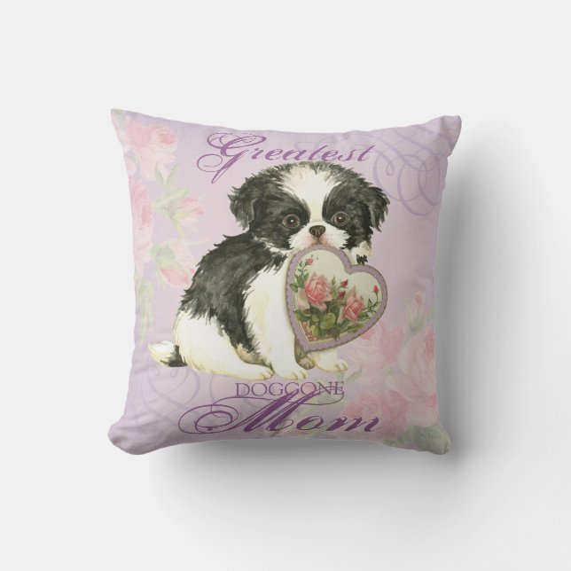 Coussin Maman japonaise du coeur (Recto)