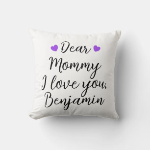 Coussin Maman, je t'aime