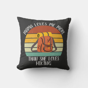 Coussin Maman M'Aime Plus Qu'Elle N'Aime Le Randonnée