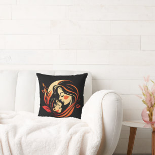 Coussin Maman Maman Fête des mères Mère