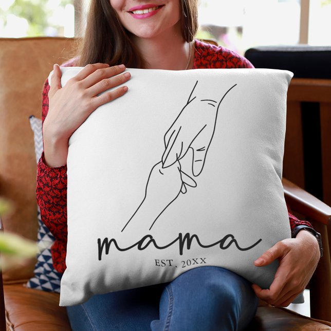 Coussin Maman Moderne et Épanouie (Créateur téléchargé)