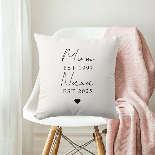 Coussin Maman Nana EST Jeter l'oreiller | Cadeau personnal (Créateur téléchargé)